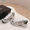 Giày thể thao sneaker CN màu bạc cao cấp đế dày êm chân