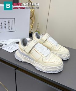 Giày thể thao sneaker MMY.Mihara Yasuhiro màu trắng ngà đế cao su êm chân cực mượt