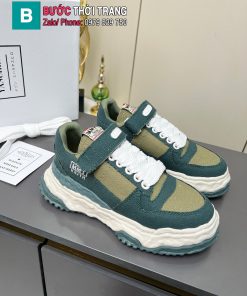 Giày thể thao sneaker MMY.Mihara Yasuhiro màu xanh rêu đế cao su êm chân cực mượt