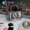 Túi xách Dolce & Gabbana siêu cấp da bóng mượt màu bạc