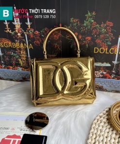 Túi xách Dolce & Gabbana siêu cấp da bóng mượt màu vàng sáng bắt mắt