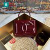 Túi xách Dolce & Gabbana siêu cấp da bóng mượt màu đỏ đô