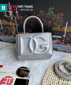Túi xách Dolce & Gabbana siêu cấp da bò nhập khẩu cao cấp màu bạc