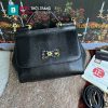 Túi xách Dolce & Gabbana siêu cấp màu đen size 25 cm đính đá