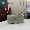 Túi xách GG Marmont màu xanh cao cấp size 26 cm và 22 cm đính ngọc lấp lánh