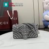Túi xách GG Marmont màu đen cao cấp size 26 cm và 22 cm đính ngọc lấp lánh