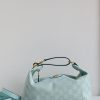 Túi xách GUCCI Vanity canvas màu xanh nhạt size 27.5x13x14.5 cm túi mềm