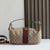 Túi xách GUCCI Vanity canvas màu nâu size 27.5x13x14.5 cm túi mềm