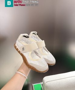 Giày thể thao casual MIU MIU màu trắng đế cao su năng động bền bỉ