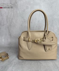 Túi xách nữ MIU MIU Aventure màu be cao cấp size 30 cm
